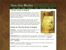 Tablet Screenshot of annajeanmayhew.com